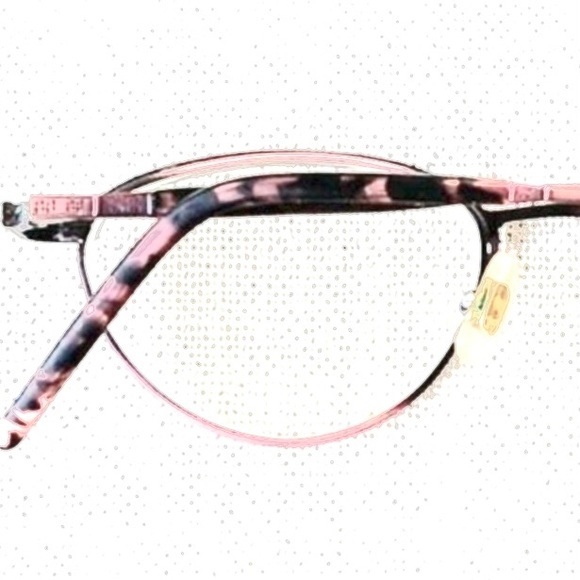 BADA Rare Vintage BL 1300 Purple Brown Black Tortoise Metal Frame Glasses - Picture 3 of 10